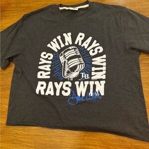 HOMAGE Tampa Bay Rays Cropped T-Shirt